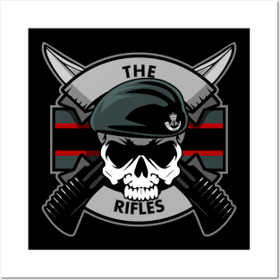 The Rifles (Small logo) Posters and Art